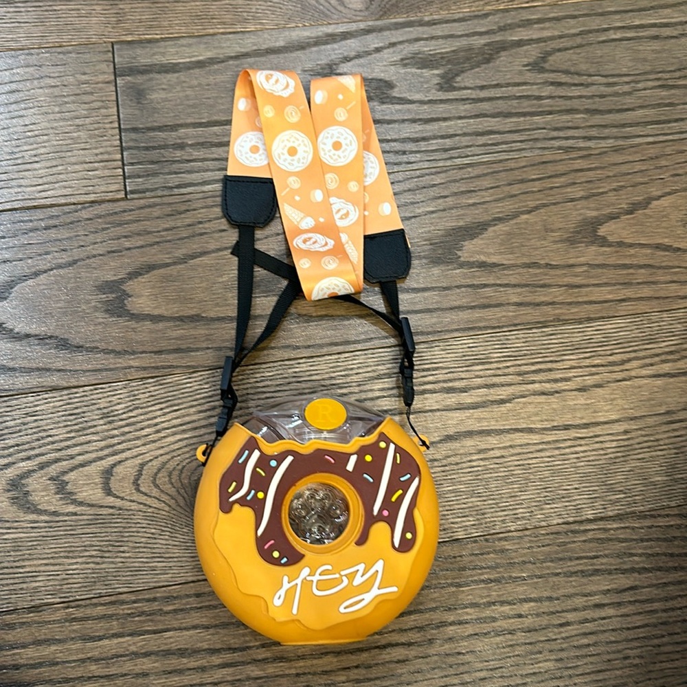 NEW Donut with Chocolate and Sprinkles Shoulder Purse Water bottle